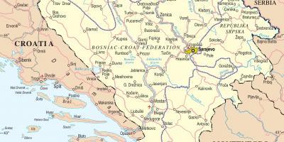 Mapa Bosny