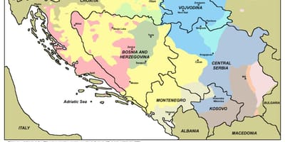 Mapa hac Bosně 