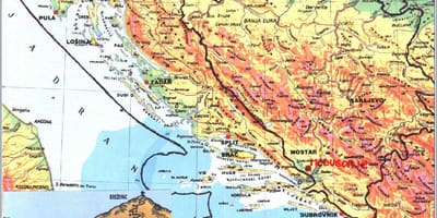 Mapu medžugorje, Bosna a Hercegovina